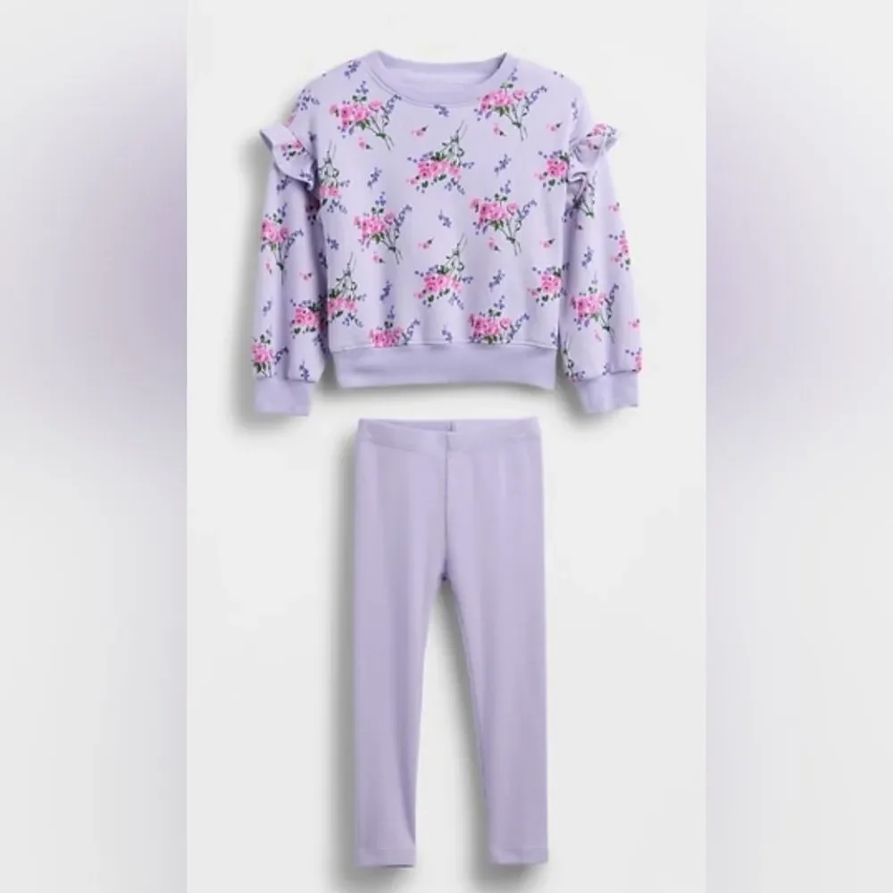 NWT gap baby & toddler Sweatshirt &leggings set size 6-12M
